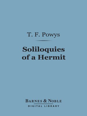 cover image of Soliloquies of a Hermit (Barnes & Noble Digital Library)